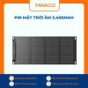 Pin mặt trời âm 3.400mAh