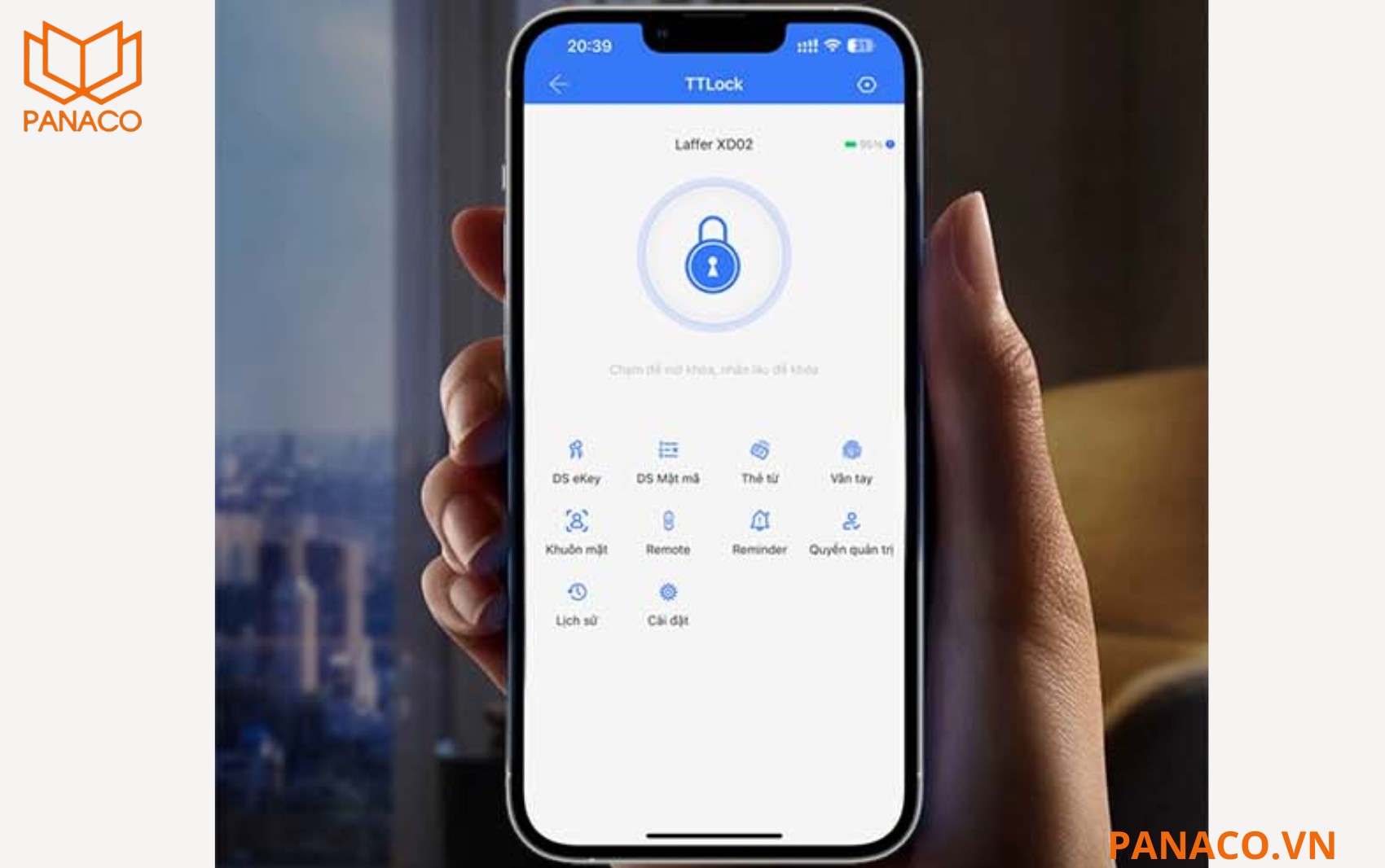 Quản lý mở cửa thông minh từ xa thông qua ứng dụng TTLOCK