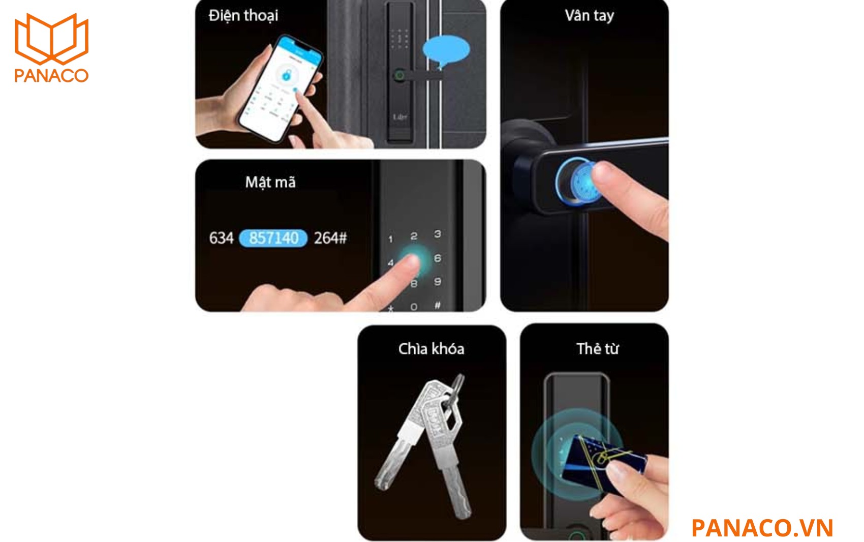 Laffer LC02 mở cửa bằng 5 phương thức