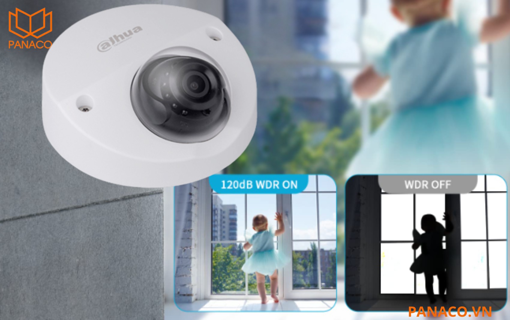 WDR thực 120dB – Chống ngược sáng hiệu quả trong môi trường phức tạp