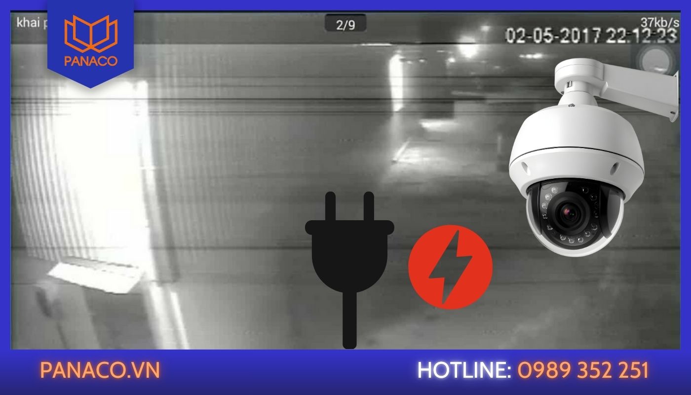 Tại sao camera bị nhiễu? Camera bị nhiễu do nguồn cấp điện