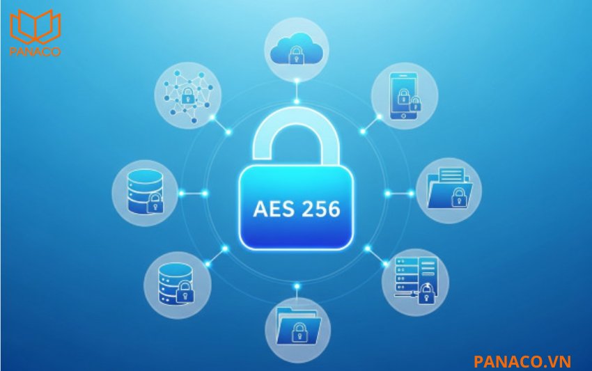 Bảo mật cao cấp – Mã hóa AES256, RSA2048 và TLS 1.2