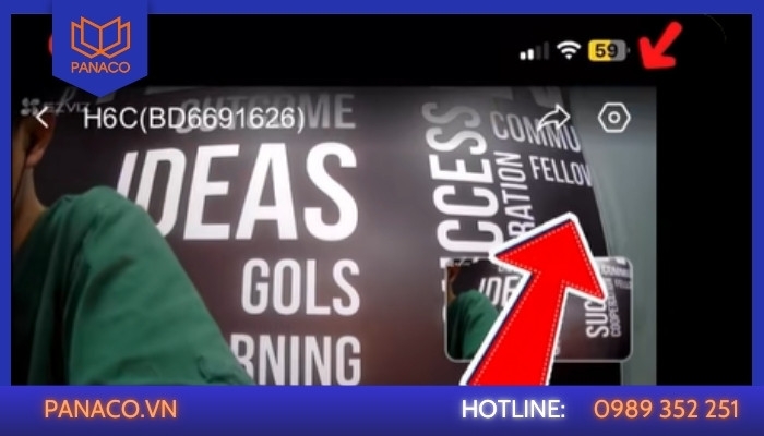 Truy cập vào cài đặt camera