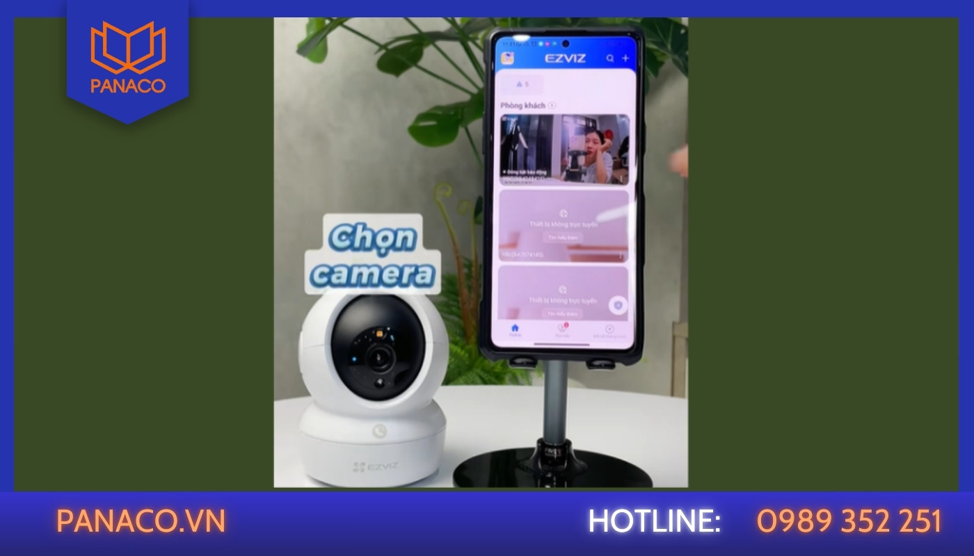Chọn camera Ezviz cần bật theo dõi chuyển động