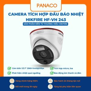 Camera tích hợp đầu báo nhiệt Hikfire HF-VH 243