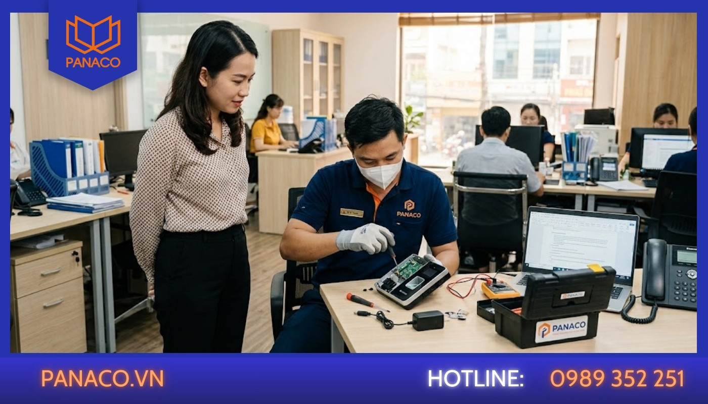 Dịch vụ sửa máy chấm công KBvision tận nơi tại Panaco