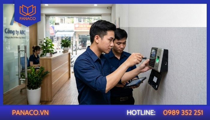 Dịch vụ sửa máy chấm công quận 3 của Panaco