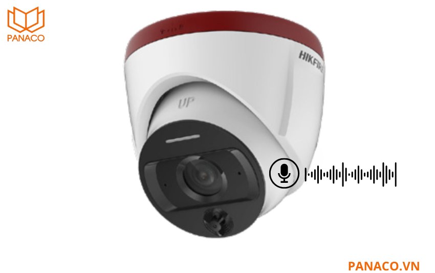 HF-VH 221 tích hợp micro thu lại âm thanh trực tiếp tại khu vực lắp đặt