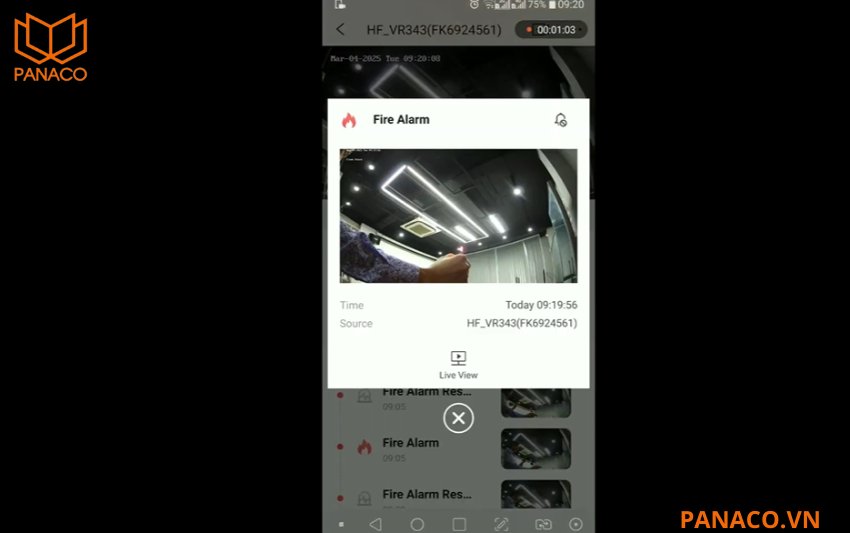 HF-VR 343 cảnh báo từ xa qua nền tảng Cloud