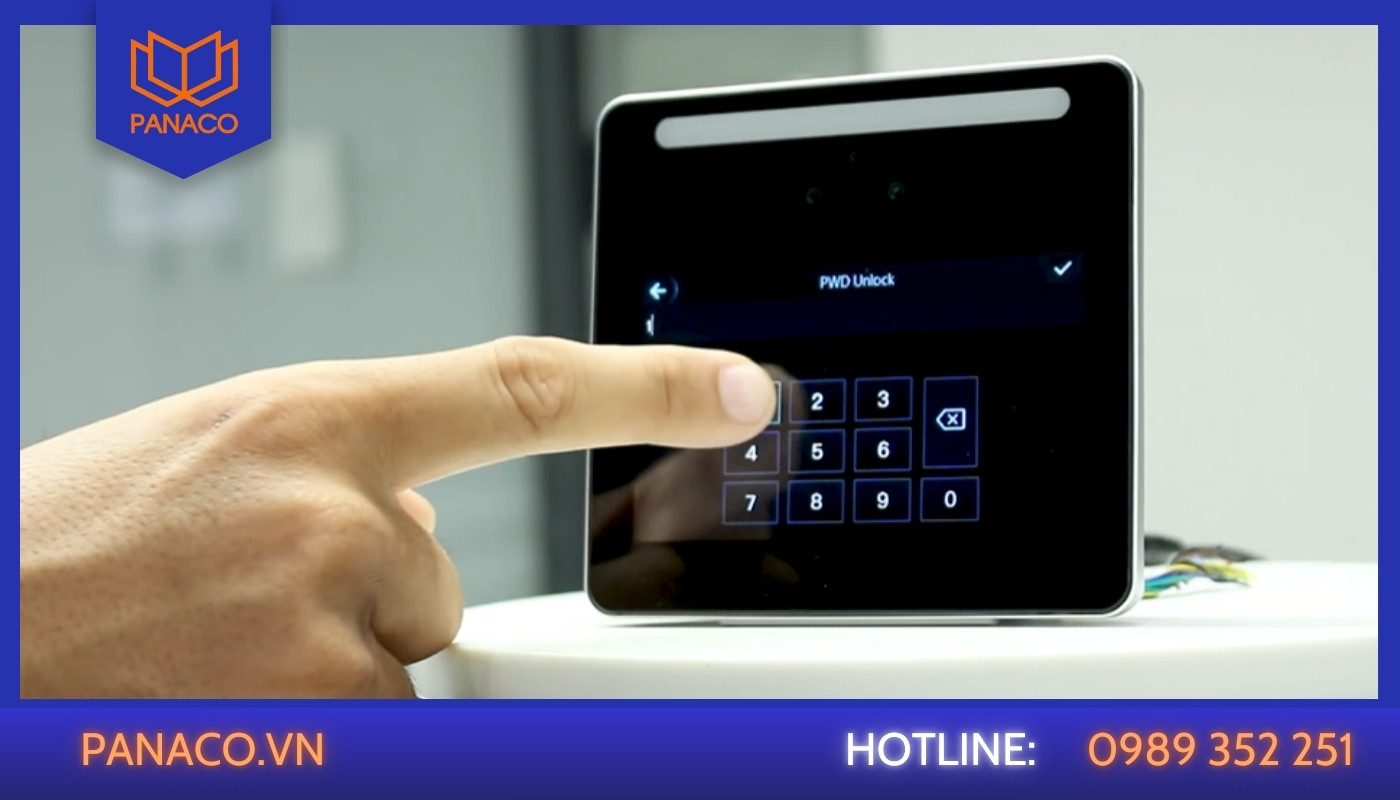 Máy chấm công Kbvision bị khóa bàn phím hay lỗi Authentication Failure