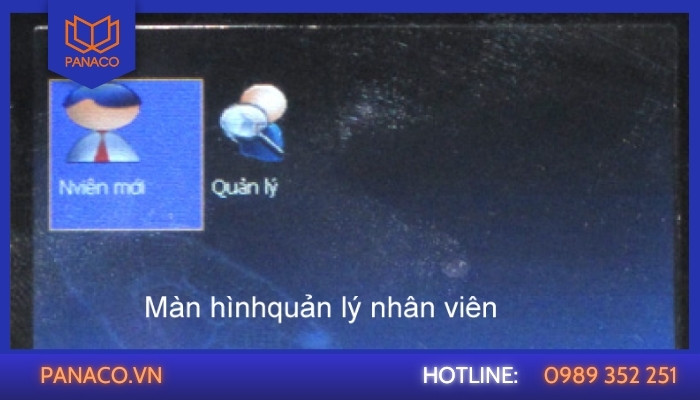 Máy chấm công không lưu dữ liệu chấm công mới