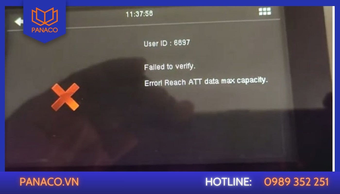 Nguyên nhân khiến máy chấm công bị lỗi