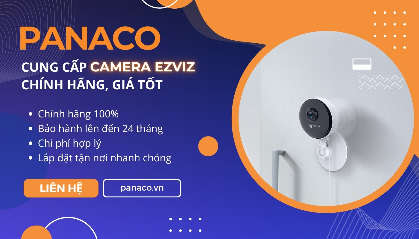PANACO lắp đặt và bảo trì camera EZVIZ tại nhà