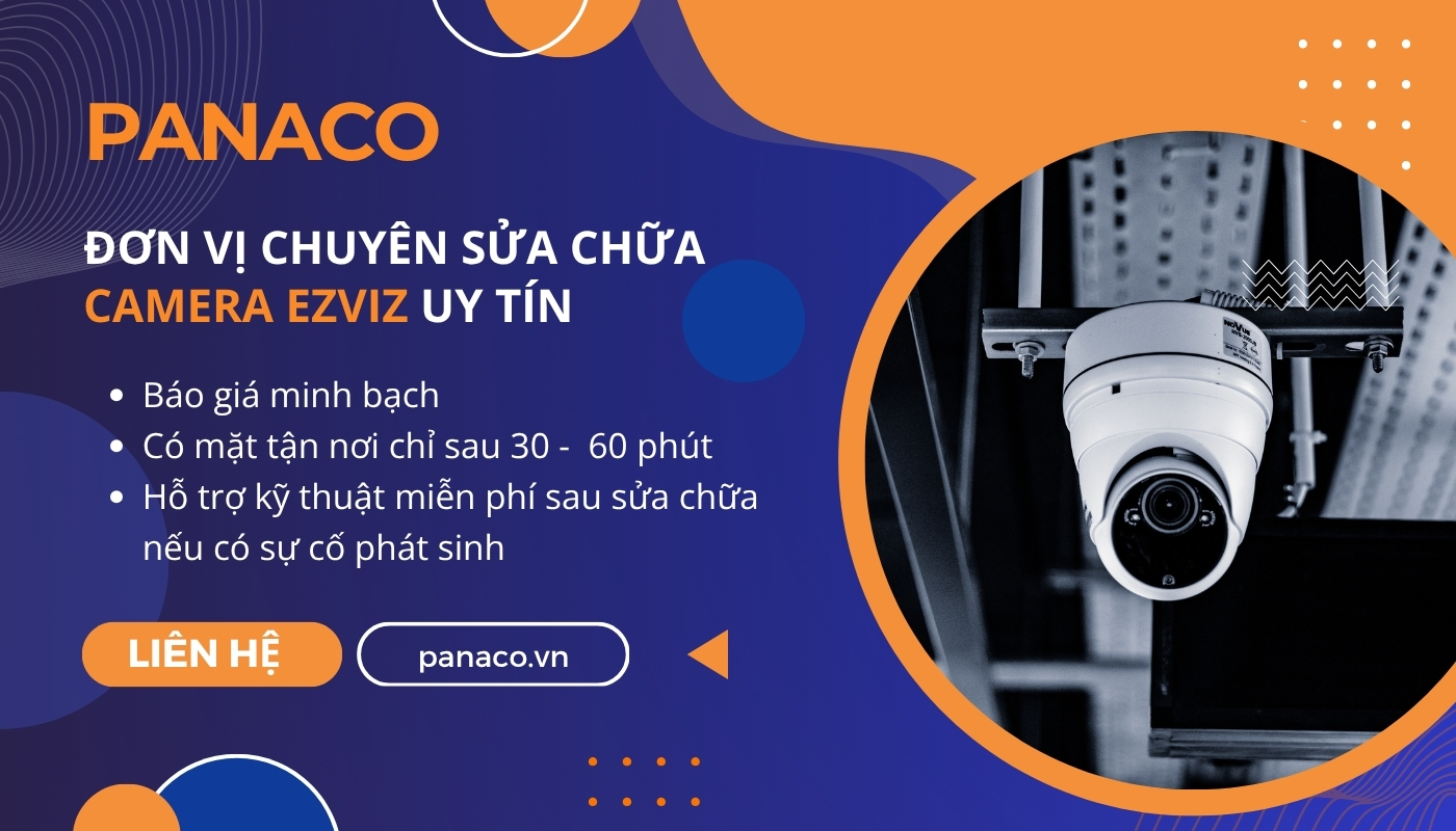 PANACO sửa camera Ezviz tận nơi với thiết bị chuyên dụng
