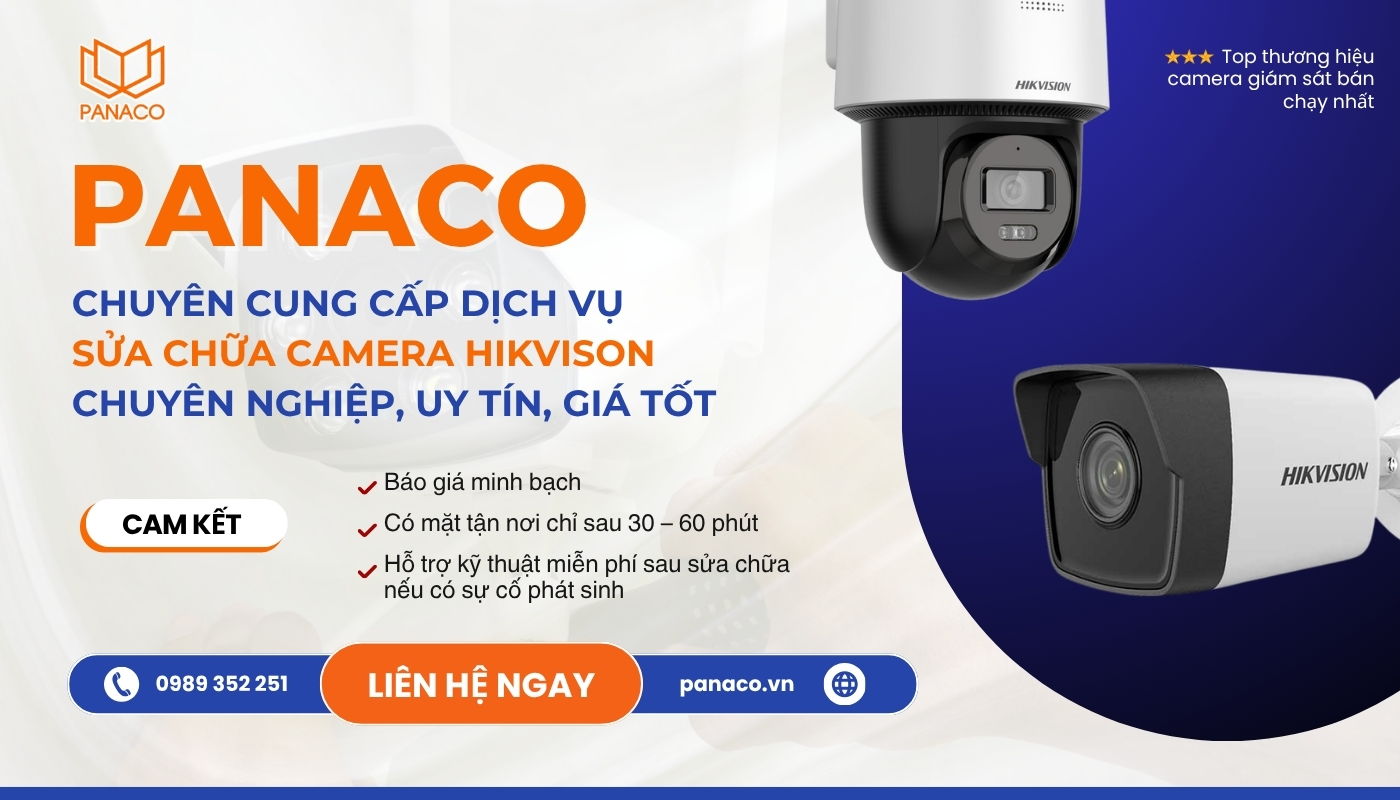 PANACO kiểm tra camera Hikvision 