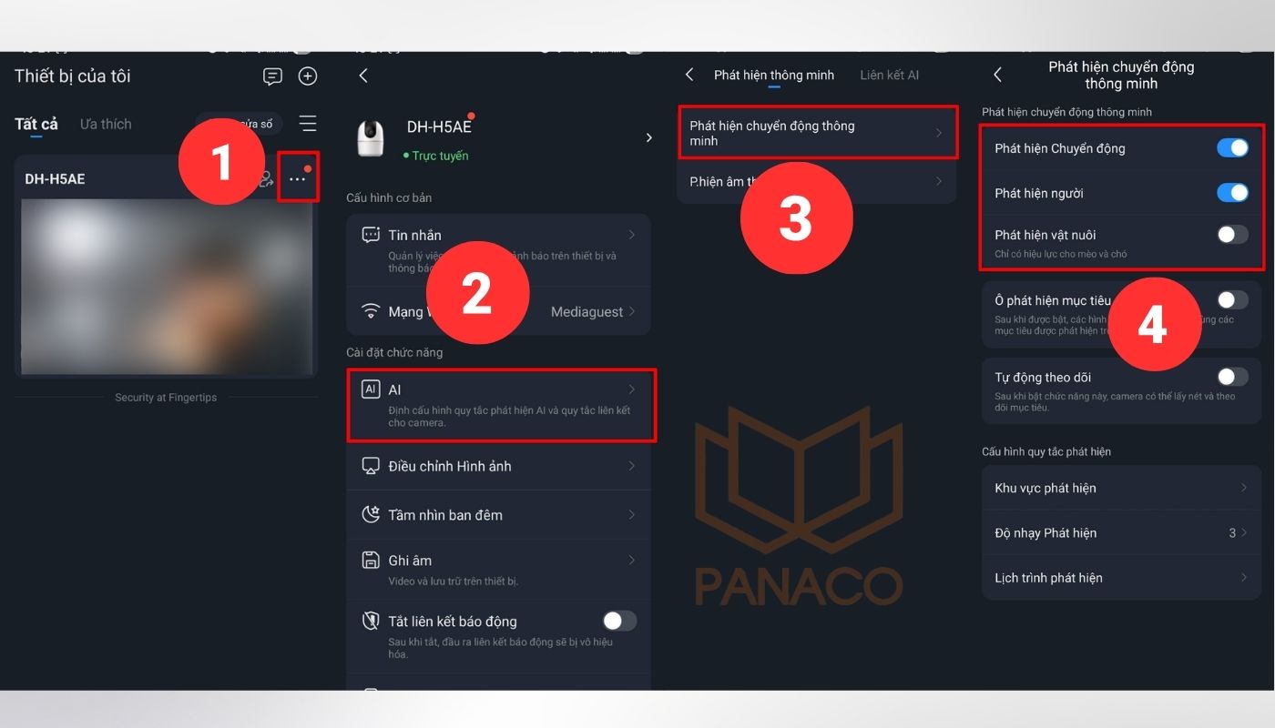 hướng dẫn sử dụng phần mềm DMSS phát hiện chuyển động hướng dẫn sử dụng phần mềm DMSS phát hiện chuyển động