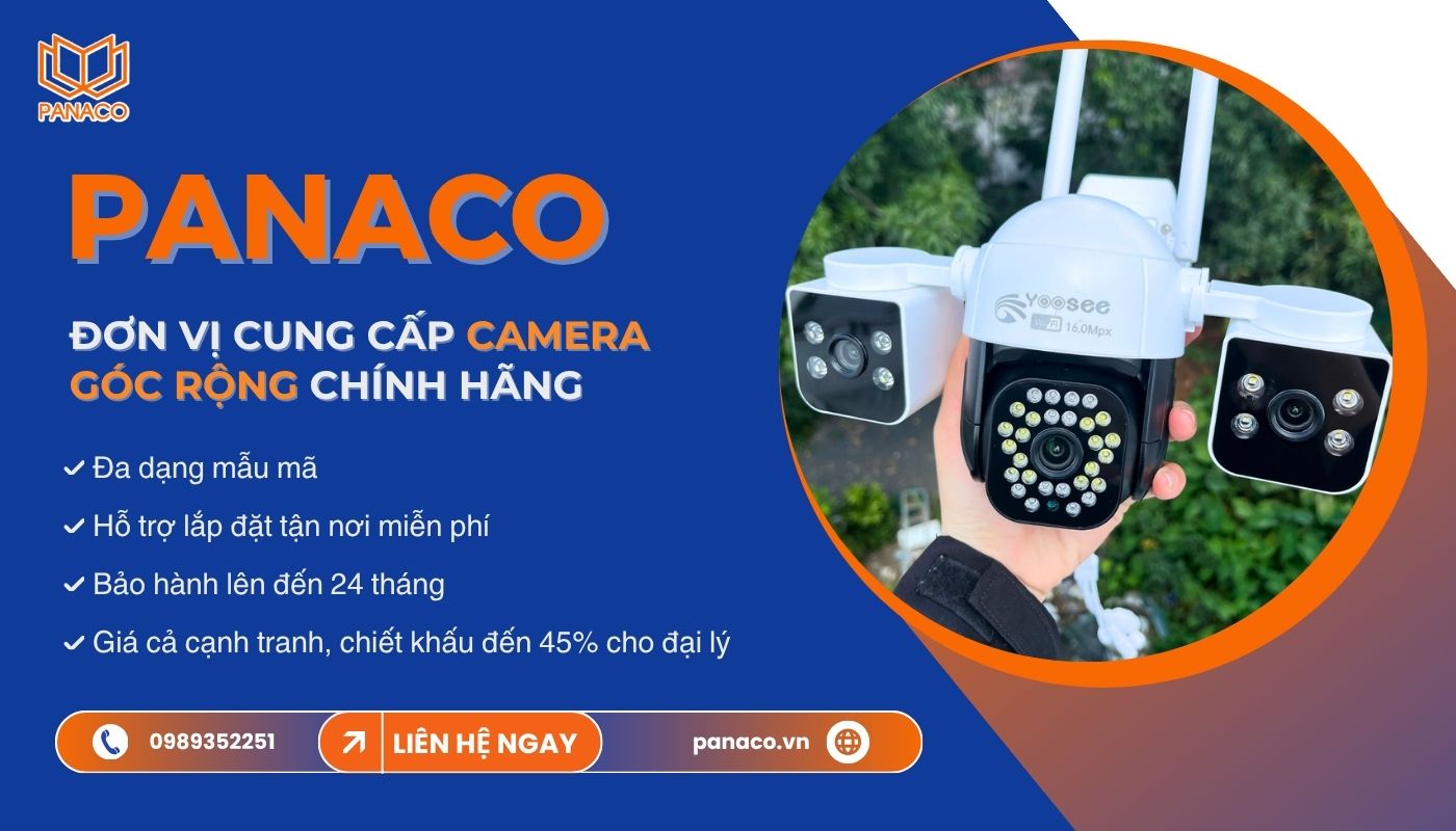Mua camera góc rộng chính hãng PANACO