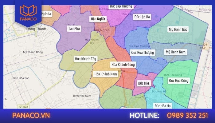 Các khu vực Panaco lắp đặt máy chấm công tại Đức Hòa