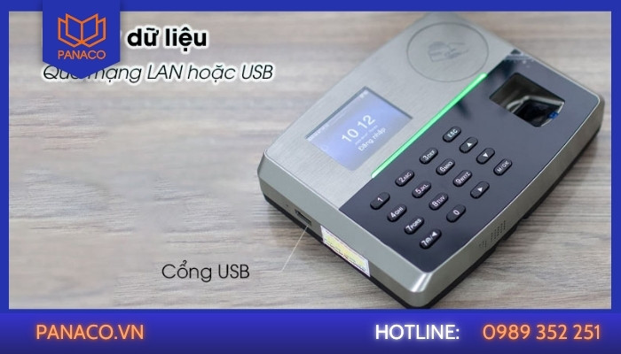 Các phương thức kết nối máy chấm công Ronald Jack với máy tính