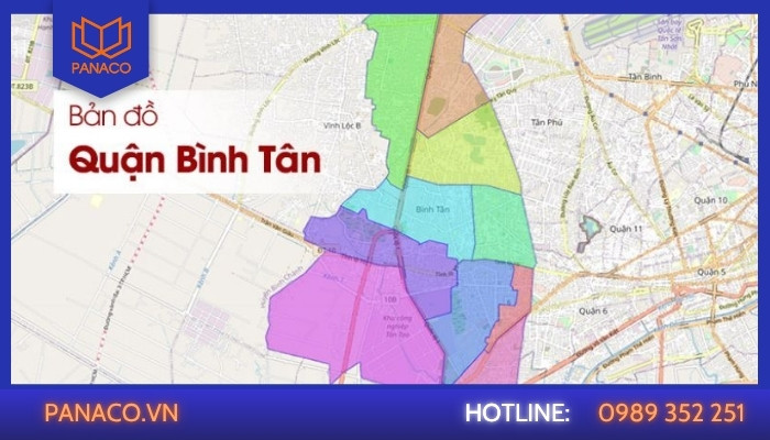 Các tuyến đường tại quận Bình Tân Panaco nhận sửa chữa khóa vân tay