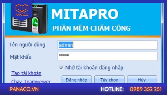 Cách 1_ Sử dụng phần mềm quản lý chấm công