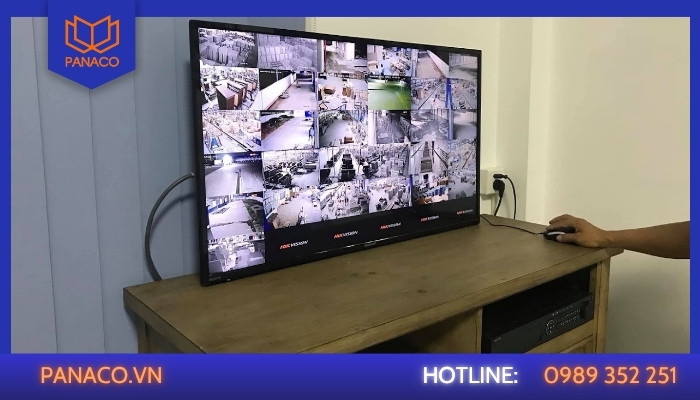 Camera được giám sát liên tục với hình ảnh có độ phân giải cao