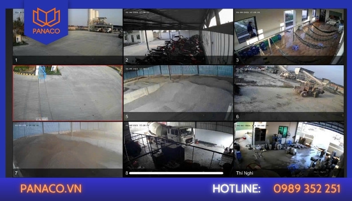 Camera giám sát liên tục với hình ảnh rõ nét