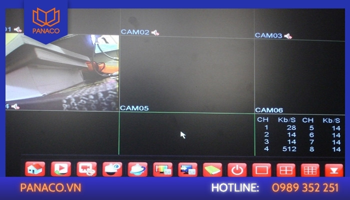 Camera không lên hình, mất tín hiệu