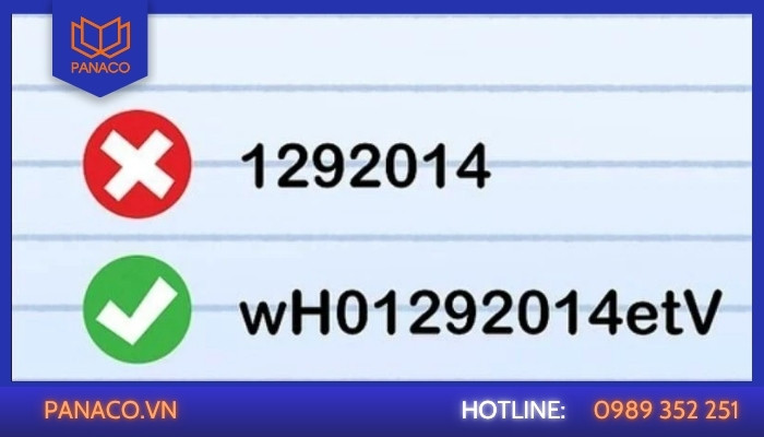 Đặt mật khẩu quá phức tạp hoặc ít sử dụng