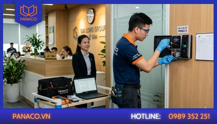 Dịch vụ sửa lỗi máy chấm công Mita của Panaco