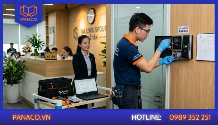Dịch vụ sửa màn hình máy chấm công Ronald Jack