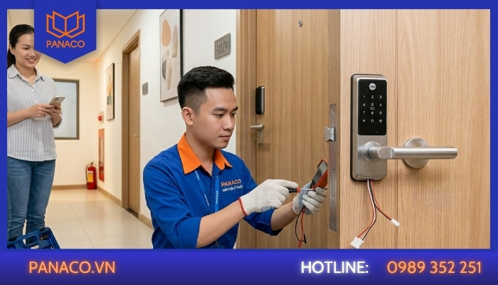 Giới thiệu dịch vụ sửa khóa vân tay Tân Phú tận nơi của Panaco