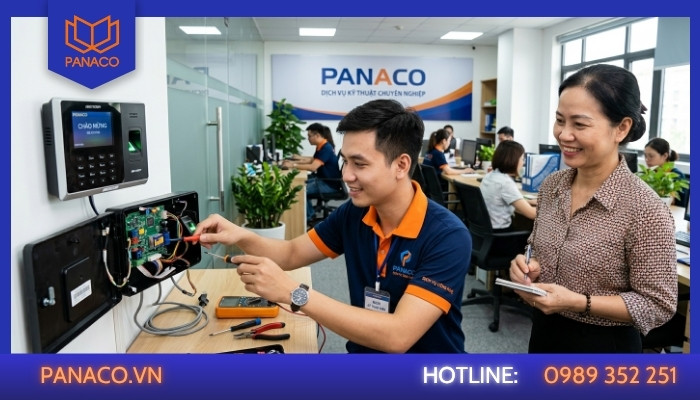 Giới thiệu về dịch vụ lắp đặt máy chấm công Thủ Dầu Một của Panaco