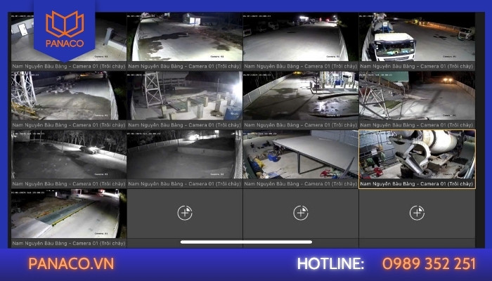 Hình ảnh thu lại từ camera rõ nét ban đêm