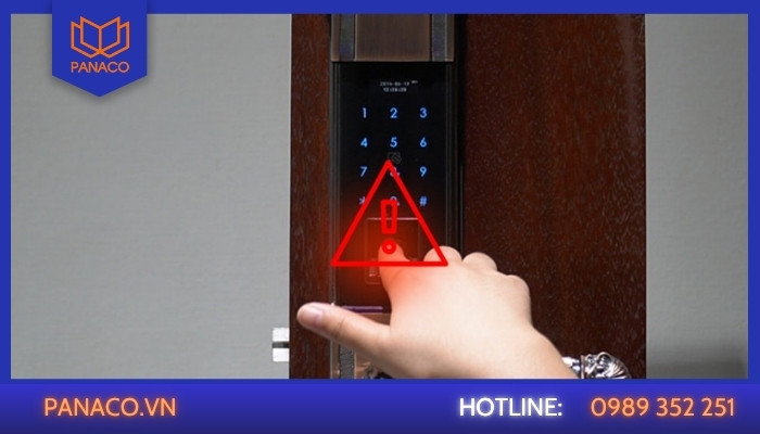 Khóa vân tay bị loạn mã số và liệt cảm ứng