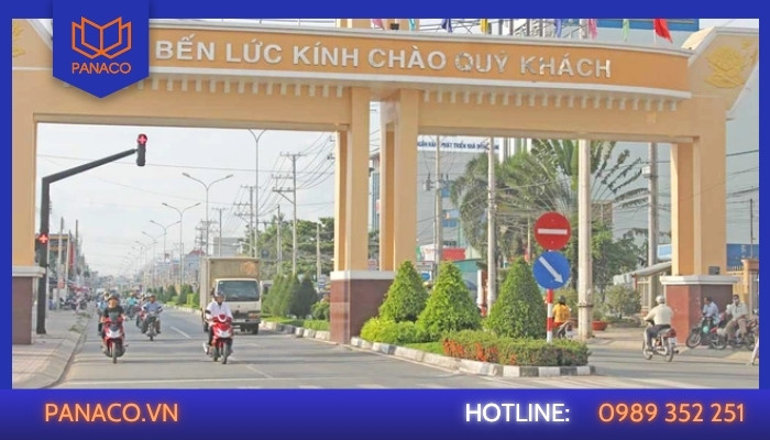 Khu vực lắp đặt máy chấm công tại Bến Lức - Long An của Panaco