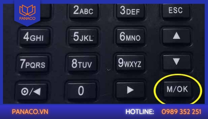 Kiểm tra và thông số địa chỉ IP trên máy chấm công