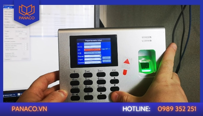 Quy trình lắp đặt máy chấm công huyện Cần Giờ của Panaco