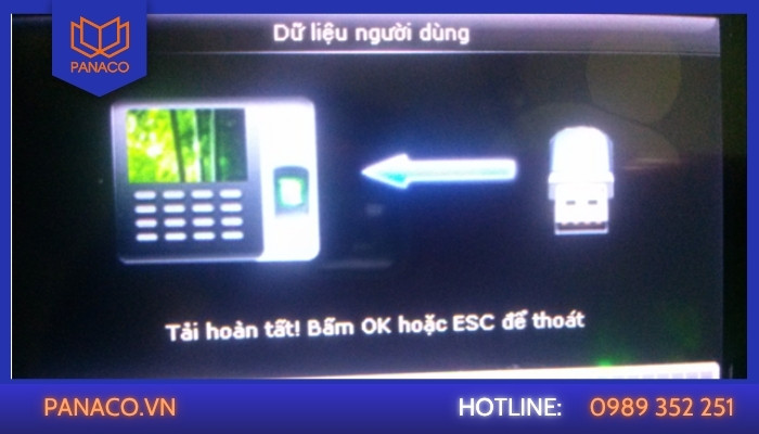 Tải và sao lưu dữ liệu chấm công trước khi xóa