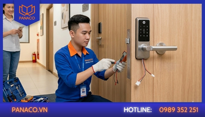 Vì sao nên sử dụng dịch vụ sửa khóa vân tay Gò Vấp tại Panaco