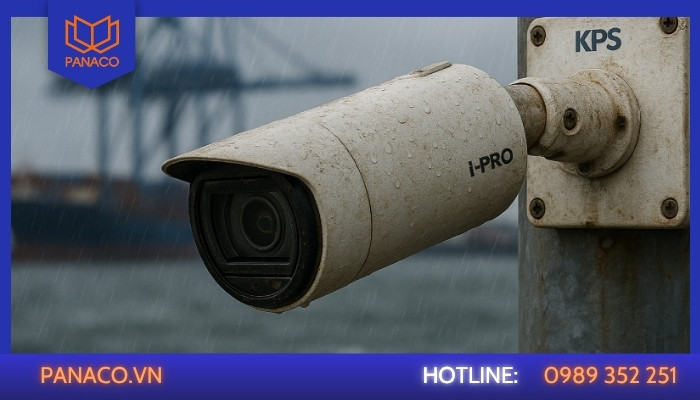 Vỏ ngoài camera xuất hiện các vết rỉ sét