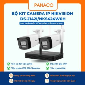 Bộ Kit camera IP HIKVISION DS-J142I/NKS424W0H