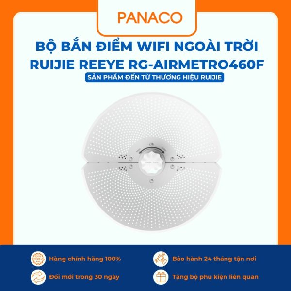 Bộ bắn điểm Wifi ngoài trời Ruijie Reeye RG-AirMetro460F