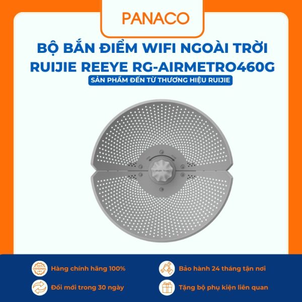 Bộ bắn điểm Wifi ngoài trời Ruijie Reeye RG-AirMetro460G