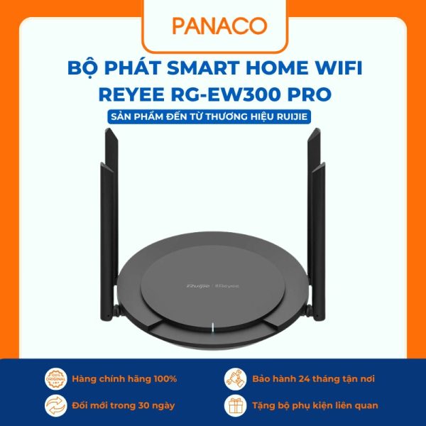Bộ phát Smart Home WiFi Reyee RG-EW300 PRO