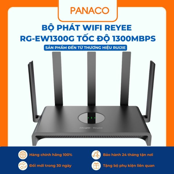 Bộ phát WiFi Reyee RG-EW1300G tốc độ 1300Mbps