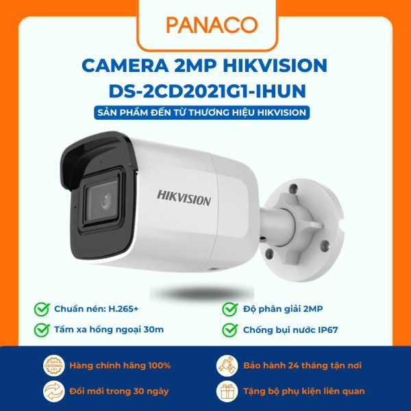 Camera 2MP Hikvision DS-2CD2021G1-IHUN