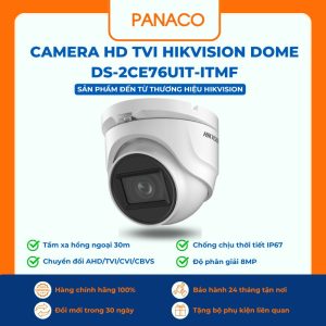 Camera HD TVI Hikvision Dome DS-2CE76U1T-ITMF