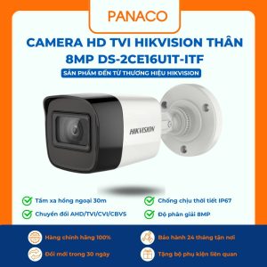 Camera HD TVI Hikvision thân 8MP DS-2CE16U1T-ITF