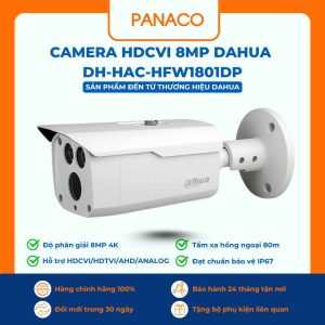 Camera HDCVI 8MP Dahua DH-HAC-HFW1801DPCamera HDCVI 8MP Dahua DH-HAC-HFW1801DP